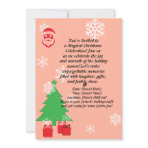 Magical Christmas Party Invitation | Elegant Holid