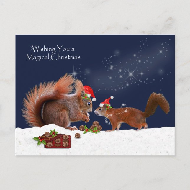 Magical Christmas Postcard (Front)