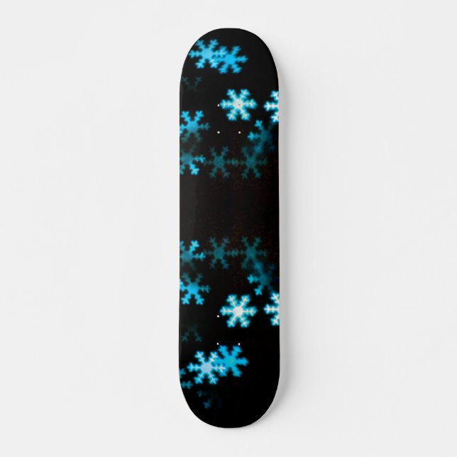 Magical Christmas Snowflakes Skateboard (Front)