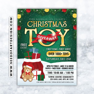 Magical Christmas Toy Giveaway: Santa Bag & Teddy Flyer
