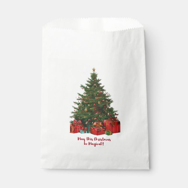 Magical Christmas Tree Favour Bags (Front)