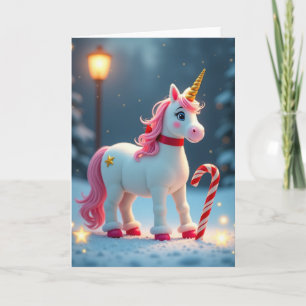 Magical Christmas Unicorn Card