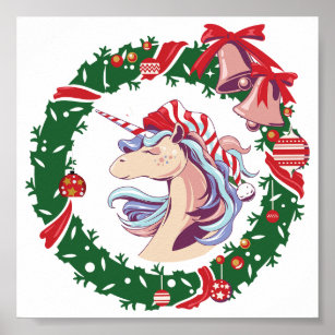 Magical Christmas Unicorn     Poster