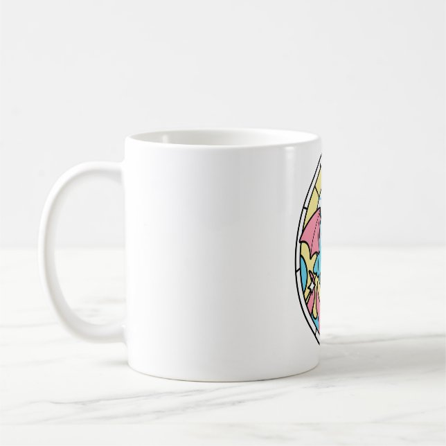 Magical Chubby Bird Hilda Super Portrait - Devil B Coffee Mug (Left)