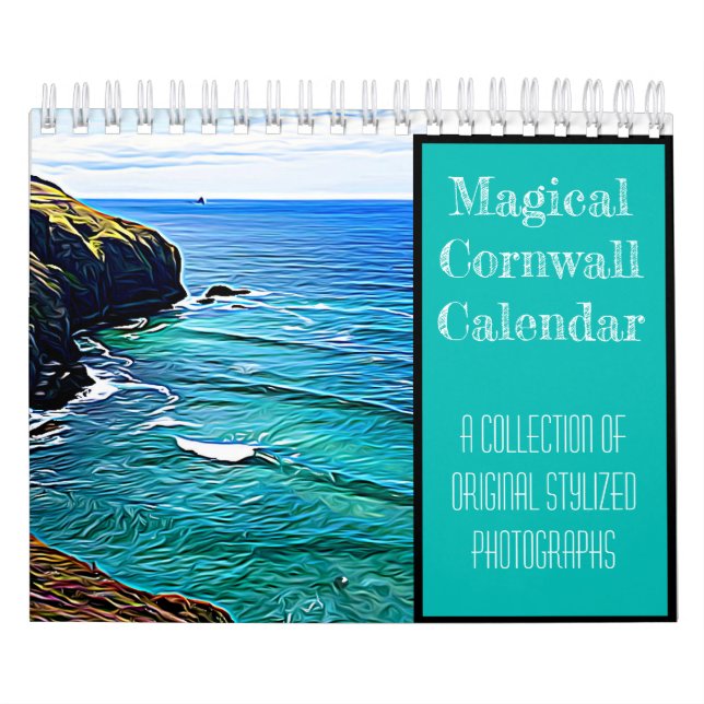 Magical Cornwall, stylized photography of Cornwall Calendar (Cover)
