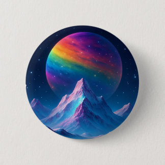 Magical Cosmic Land 6 Cm Round Badge