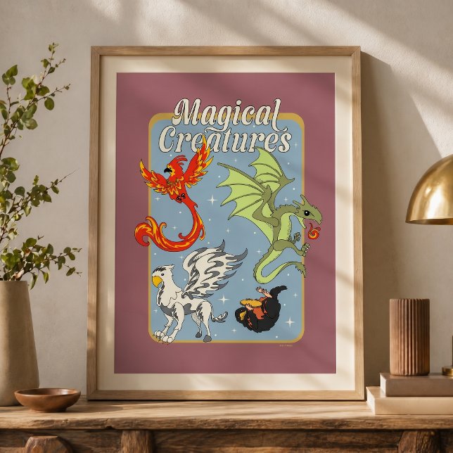 Magical Creatures Vintage Graphic Poster (Creator Uploaded)