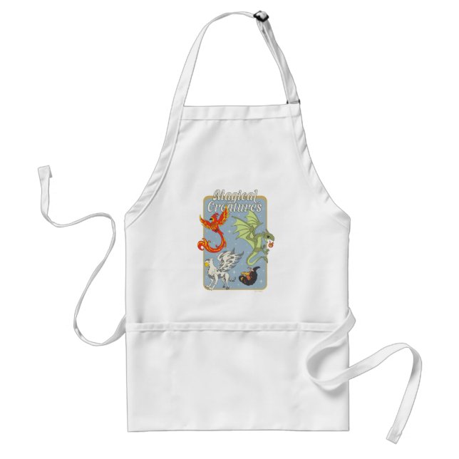 Magical Creatures Vintage Graphic Standard Apron (Front)