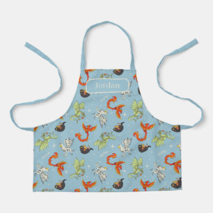 Magical Creatures Vintage Pattern Apron