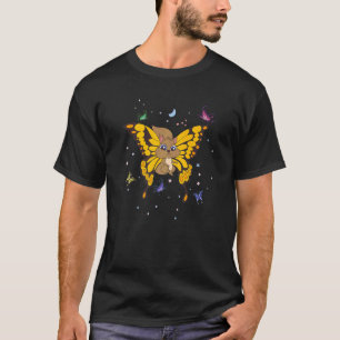 Magical Cute Rodent Forest Animal  Butterfly Squir T-Shirt