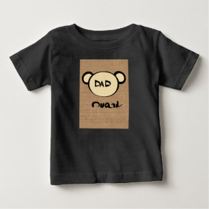 Magical Dad Ears – Cute Family-Themed Silhouette . Baby T-Shirt