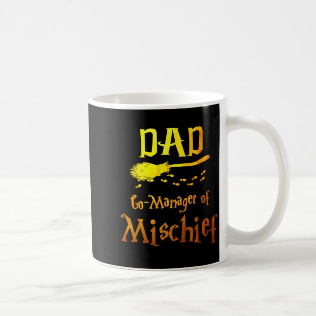 Magical Dad, Manager Of Mischief Birthday Family M Coffee Mug (Right)