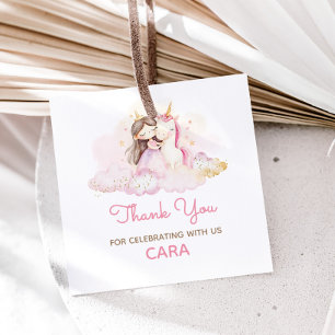 Magical Day Unicorn Birthday Party Favour Tags