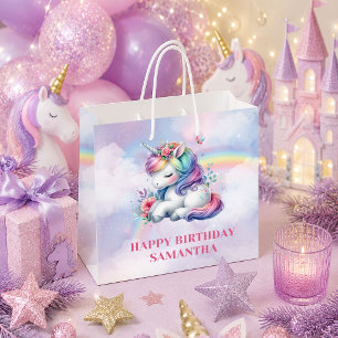 Magical Day Unicorn Girl Birthday Gift Bag