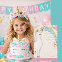 Magical Day Unicorn Rainbow Girl Birthday Party II