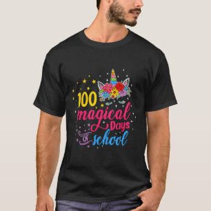 Magical Days Unicorn Kids Costume 100th Day Of Sch T-Shirt