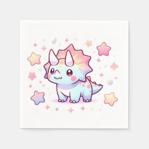 Magical Dino Dinosaur Baby Showerr Napkin