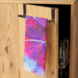 Magical Dragonfly Forest Tea Towel