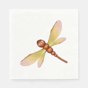 magical dragonfly made from chestnut and maple see napkin