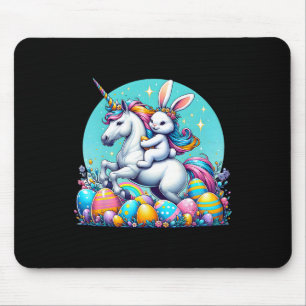 Magical Easter Bunny Unicorn Happy Easter Day For Mouse Pad