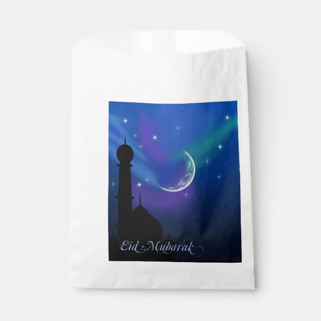 Magical Eid Night - Islamic Greeting Favour Bag (Front)