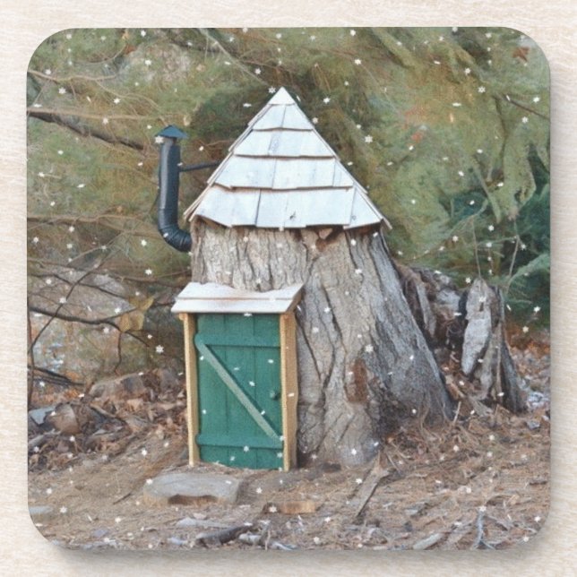 Magical Elf House Coaster (Front)