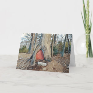 Magical Elf House Holiday Card