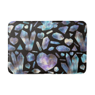 Magical Energy Crystals Rainbow Crystal Rocks Bath Mat