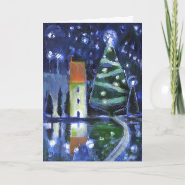 Magical Evening Christmas Card (Front)