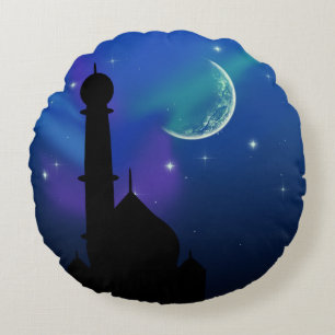 Magical Fabulous Arabian Nights - Round Pillow