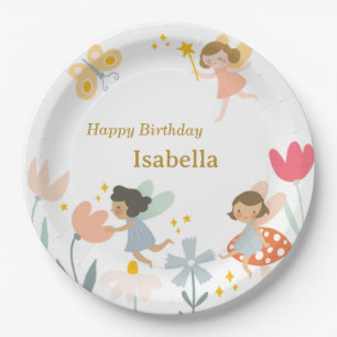 Magical Fairies Party Paper Plate