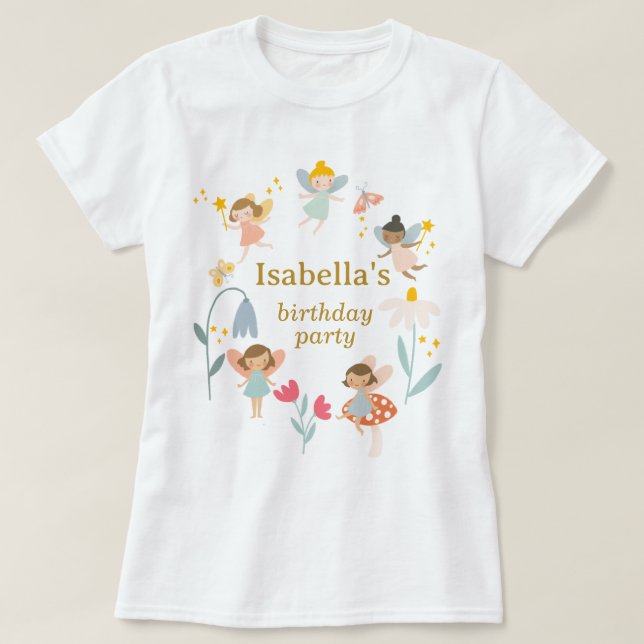 Magical Fairies Party T-Shirt (Design Front)