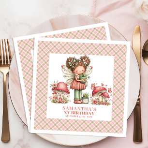 Magical Fairy Birthday Paper Napkins Whimsical
