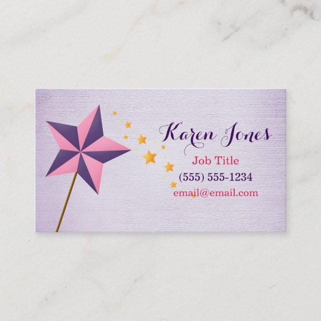 Magical Fairy Business Card (Front)