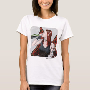 Magical Fairy Drinking Wine Fantasy Art Shirt