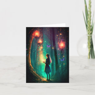 Magical Fairy Enchanted Forest Fantasy Pixie Dust Card