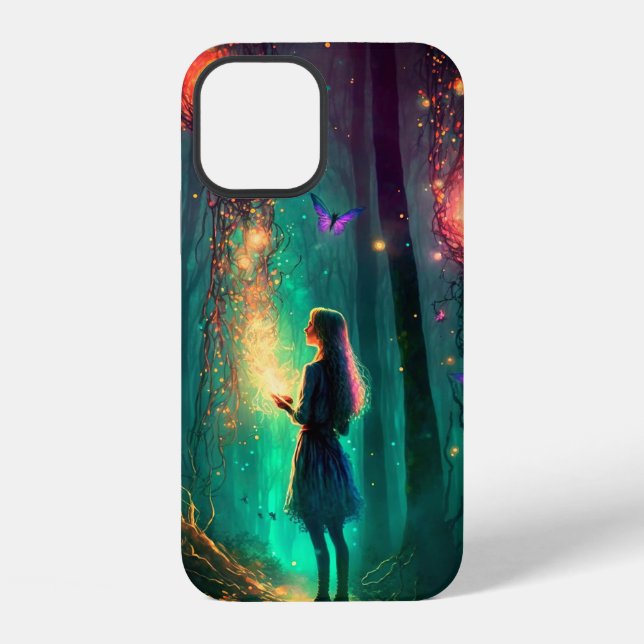 Magical Fairy Enchanted Forest Fantasy Pixie Dust iPhone Case (Back)