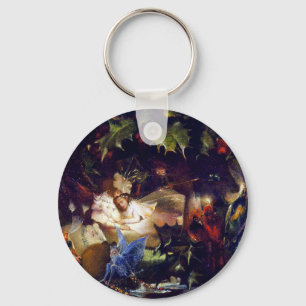 Magical Fairy Fantasy Painting: The Fairy Bower Key Ring