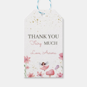Magical Fairy Favor Tag for Birthday Party Garden