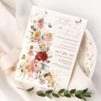 Magical Fairy Floral Garden Pixie Girls Birthday I