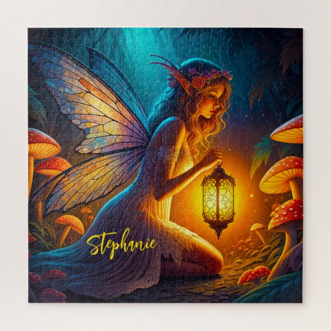Magical Fairy In The Fantasy Garden  Jigsaw Puzzle (Vertical)