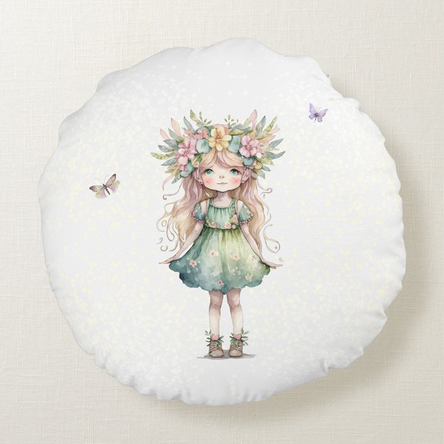 Magical Fairy-inspired Round Cushion (Creator Uploaded)