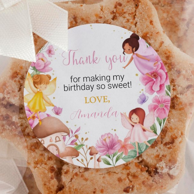 Magical Fairy Labels Birthday Baby Shower (Creator Uploaded)
