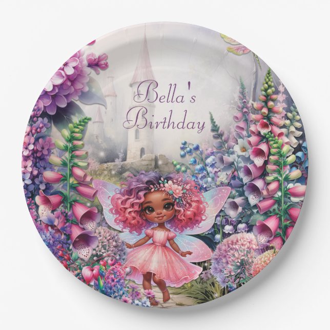 Magical Fairy Land Party Plate (Front)