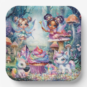 Magical Fairy Land Party Plate