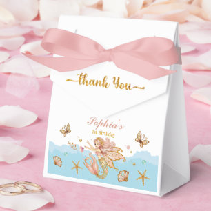 Magical Fairy Mermaid Girl's Birthday Party Favour Box