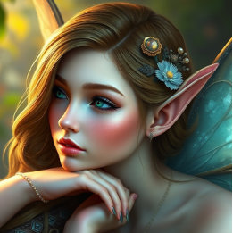 Magical Fairy Princess Decoupage Paper