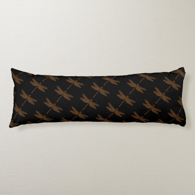 Magical Fairy Tale Fantasy Dragonfly Body Cushion (Front)