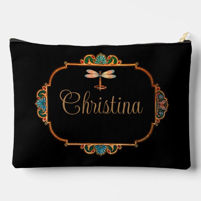 Magical Fairy Tale Fantasy Personalised Accessory Pouch (Back)