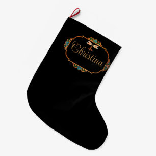 Magical Fairy Tale Fantasy Personalised Large Christmas Stocking